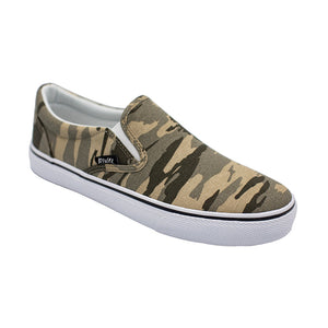 Open image in slideshow, Women&#39;s Deuces Twin Gore Canvas Slip-On - Camo
