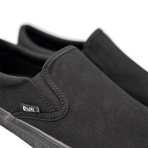 Men's Deuces Twin Gore Canvas Slip-On - Black / Black