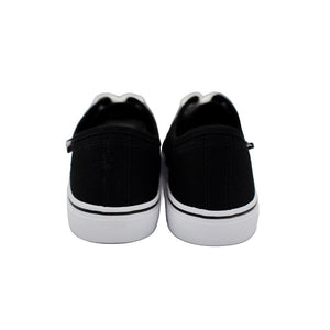 Men's Trips Lace-Up Canvas - Black / White