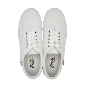 Men's Trips Lace-Up Canvas - White / White