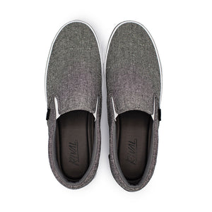 Men's Deuces Twin Gore Canvas Slip-On - Grey Chambray