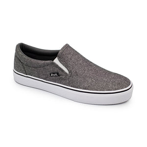 Open image in slideshow, Men&#39;s Deuces Twin Gore Canvas Slip-On - Grey Chambray
