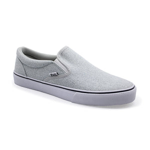 Open image in slideshow, Men&#39;s Deuces Twin Gore Canvas Slip-On - Heathered Grey
